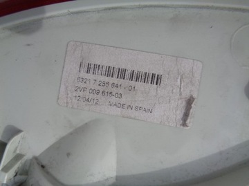 BMW 1 E82 E88 COUPE CABRIO SVĚTLO LEVÝ ZADNÍ 7285641