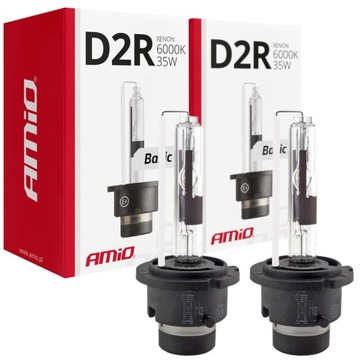D2R ŻARNIK XENON 6000K HOMOLOGACJA E4 2 sztuki
