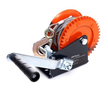 ЛЕБЕДКА КОЛЕНЧАТАЯ РУЧНАЯ ТРОСОВАЯ ЛЕБЕДКА 544 кг С КРЮКОМ 1200 фунтов 10 м