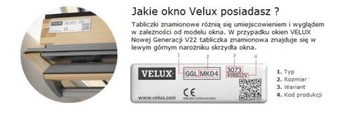 ORYGINAŁ Markiza VELUX MHL 5060 MK04 78x98 MK06 78x118 MK08 78x140 MK10