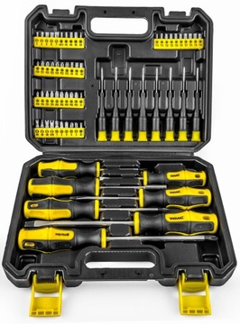 НАБОР ОТВЕРТОК, МАГНИТНЫЕ НАСАДКИ, 65 ШТ.