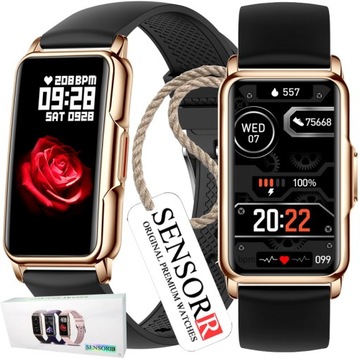 ZEGAREK DAMSKI SMARTWATCH SENSORR MOCNA BATERIA PL