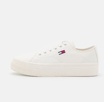 TOMMY JEANS FLATFORM TRAMPKI DAMSKIE LOGO 39 1KCF