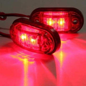 Габаритный фонарь 2 светодиода LED Габаритный фонарь ОРАНЖЕВЫЙ