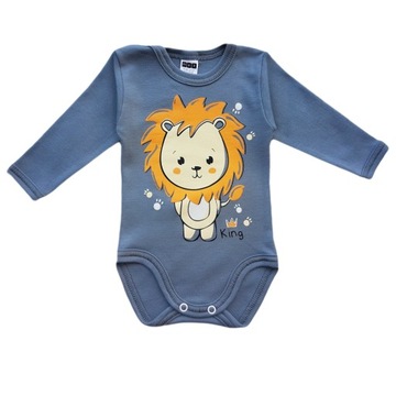 Боди с принтом, комплект 5 шт., размер 74, хлопок.