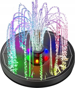 СОЛНЕЧНЫЙ САДОВЫЙ ФОНТАН ПЛАВАЮЩИЙ ВОДЯНОЙ НАСОС ДЛЯ RGB LED ПРУДА