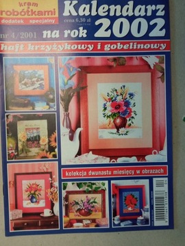 Kram z robótkami haft krzyżykowy i gobelinowy