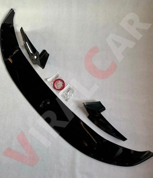 СПЛИТЕР БАМПЕРА СПЛИТЕР BMW F10 F11 ГЛЯНЦЕВЫЙ ЧЕРНЫЙ