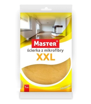 ŚCIERKA Z MIKROFIBRY 50x60cm ŻÓŁTA XXL MASTER