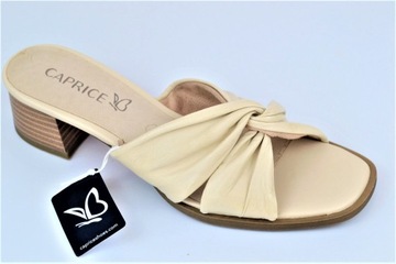 CAPRICE 27204-20 KLAPKI ECRU SOFT NAPPA 37