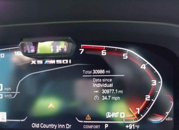 BMW X5 G05 2021 BMW X5 2021, 4.4L, 4x4, M50I, po gradobiciu, zdjęcie 18