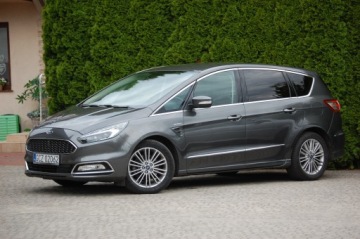 Ford S-Max II Van 2.0 EcoBlue 190KM 2018 S-MAX Vignale SALON POLSKA Bewypadkowy Kamery El. Fotele Navi Automat, zdjęcie 2
