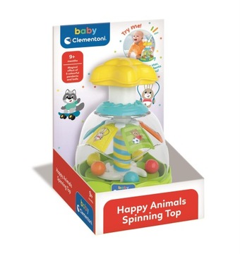 KOLOROWY BĄCZEK Z KULECZKAMI ZWIERZĘTA ZWIERZĄTKA DZIECI KARUZELA CLEMENTON