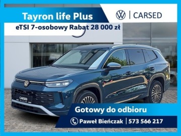 Volkswagen Tayron 2026 Volkswagen Tayron Life Plus 1,5eTSI 150 KM DSG 7/