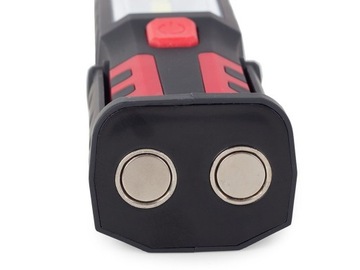 ЛАМПА ДЛЯ МАСТЕРСКОЙ СВЕТОДИОДНАЯ ЛАМПА COB АККУМУЛЯТОРНАЯ С СИЛЬНЫМ МАГНИТОМ КРЮК ГАРАЖ