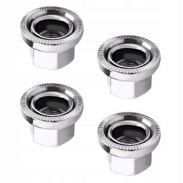 4x Nakrętki do kół rowerowych M10 ze stali M10
