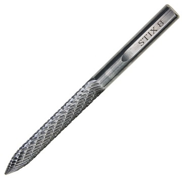 FREZ 8X105MM HARTMETAL WĘGLIK WOLFRAMU DO OBRÓBKI KORDU NA WIERTARKĘ STIX