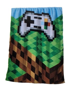 Ręcznik plażowy bawełniany MINECRAFT 140 cm x 70 cm