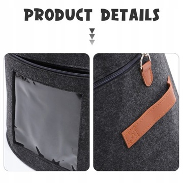 Шляпная коробка Круглые коробки Фетровая сумка