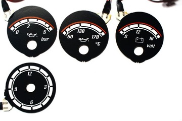 Dodatkowe tarcze Audi 80 90 INDIGLO wzór 2 MoMan