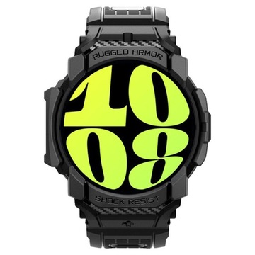 Spigen Rugged Armor Pro - Pasek + etui do Samsung Galaxy Watch 7 44 mm (Mat