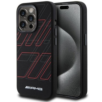 Etui AMG AMHMP15X23SSPK Apple iPhone 15 Pro Max hardcase Silicone Large Rho