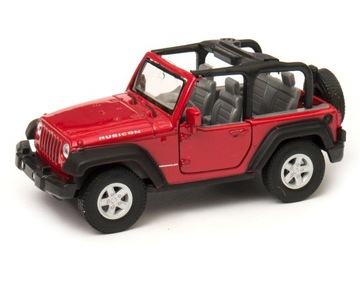 Jeep Wrangler Rubicon o top 1:34 - 39 WELLY czerw.