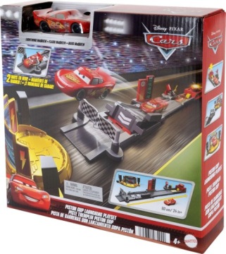 Disney Pixar Cars McQueen Стрибок Після Золотий Поршень (вживаний)