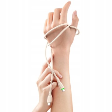 MCDODO USB-C КАБЕЛЬ БЫСТРОЙ ЗАРЯДКИ ДЛЯ SAMSUNG APPLE USB TYPE C 65W 1M LED