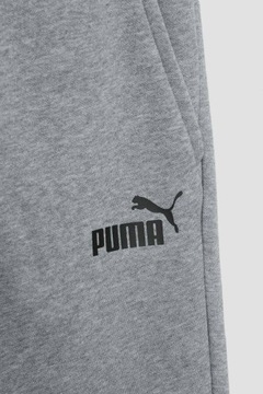 Spodnie dresowe klasyczne Puma Core Ess Logo 586716-03 BAWEŁNIANE CIEPŁE