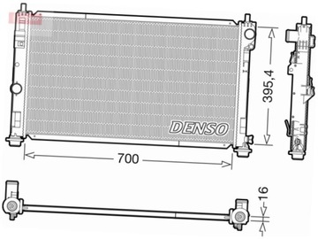 CHLADIČ CHRYSLER SEBRING 2.0