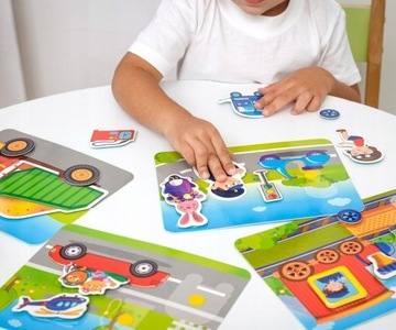 Игра на липучках Транспорт Машинки Развивающие для детей
