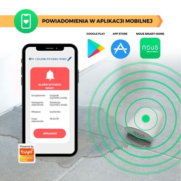 Датчик паводковой воды ZigBee TUYA NOUS E4