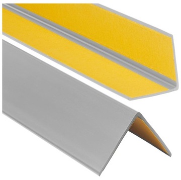 KĄTOWNIK PCV 50x50 POPIEL SZARY 110cm Listwa Narożna Narożnik Ochronny