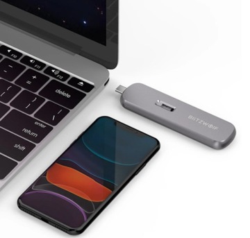 КОРПУС ДЛЯ SSD-НАКОПИТЕЛЯ M.2 BLITZWOLF B-KEY SATA USB-C