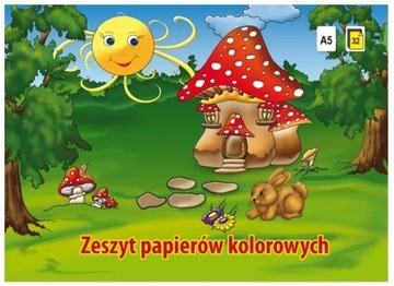 Zeszyt papierów kolorów A5 32k KRESKA