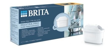 Filtr BRITA do wody MAXTRA PRO Pure Performance 3 szt