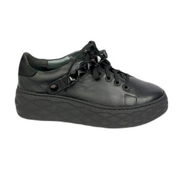 Sneakersy damskie HIGO 2778 CZAR499/117/S - 39, Czarny
