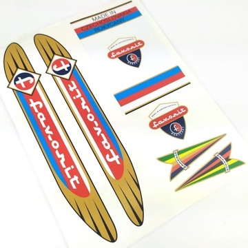 Favorit naklejki na rower Favorit set 304