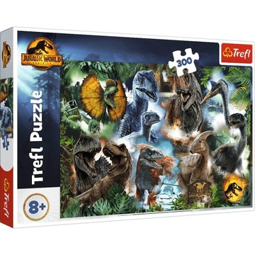 Puzzle tradycyjne 300 Ulubione dinozaury Trefl