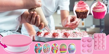 НАБОР ИНСТРУМЕНТОВ ДЛЯ УКРАШЕНИЯ ТОРТОВ, ТОРТОВ И КОНДИТЕРСКИХ ИЗДЕЛИЙ, 318 шт.