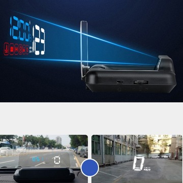 АВТОМОБИЛЬНЫЙ ДИСПЛЕЙ LED LCD HUD Проектор OBD2