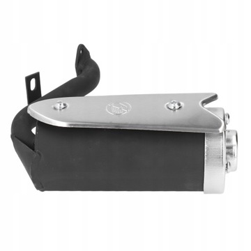 Выхлопная труба из сплава металла для скутера объемом 43 куб.см.