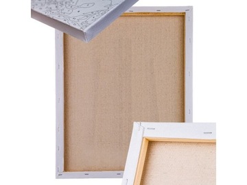 КРАСКА ПО ЦИФРАМ РАМКА ДЛЯ КАРТИН 40х50см КОШКА БАБОЧКА