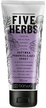 BARWA Five Herbs Odżywka do włosów kręconych 180mlb