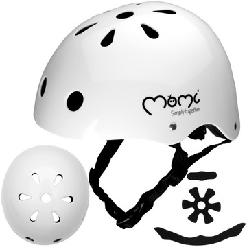 Kask dziecięcy ochronny ROWER HULAJNOGA 47-58 MoMi