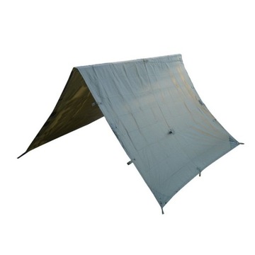 Tarp Plandeka Basha Mil-Tec Zielony osłona leki (K)