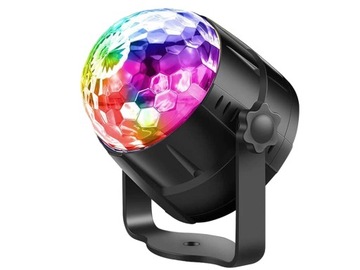 ДИСКО-ПРОЕКТОР ДИСКО-ШАР RGB LED ПОЛЕТ ДЛЯ ВЕЧЕРИНКИ ЛАЗЕРНЫЙ ПИЛОТ