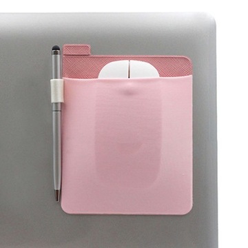 Сумка для мыши Сумка для хранения ноутбука Портативная гибкая сумка для ноутбука Розовая