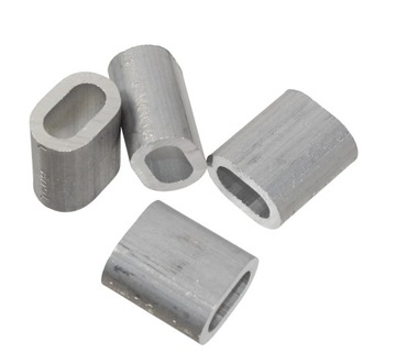 TULEJA ALUMINIOWA 8 mm 2szt zacisk linowy